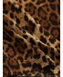 Leopard Print Knot Strap Cami Top