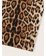 Leopard Print Tube Bodycon Dress